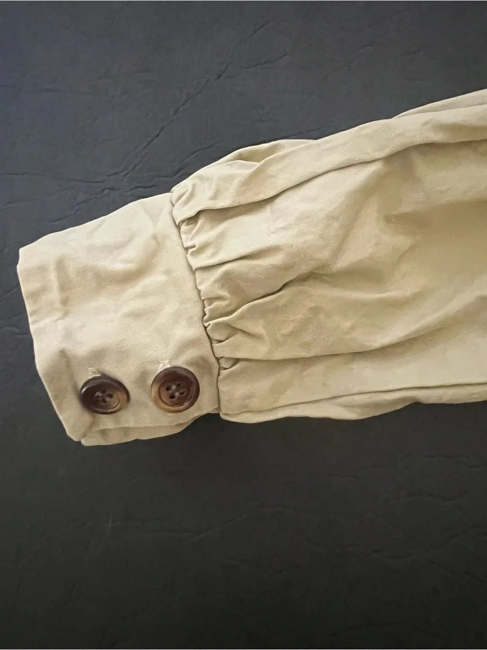 2T Toddler Girls Beige khaki Tie-Waist Trench Coat